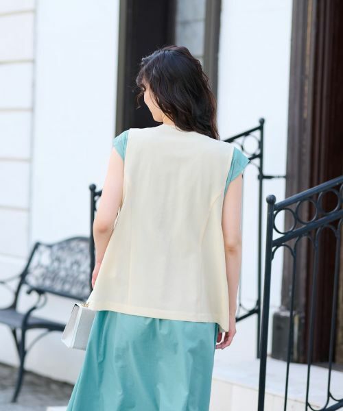 CARA O CRUZ / キャラ・オ・クルス テーラードジャケット | Vネックベスト【CoC by CARA O CRUZ】 | 詳細8