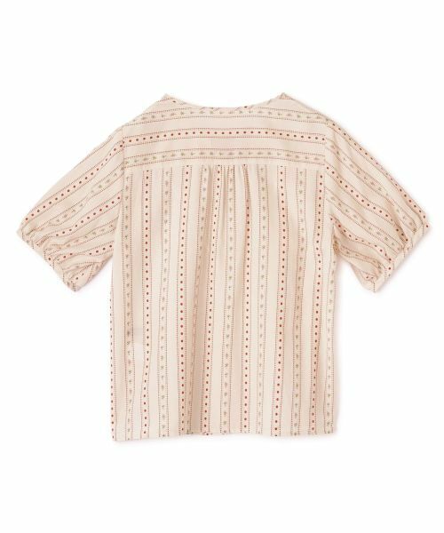 CARA O CRUZ / キャラ・オ・クルス シャツ・ブラウス | ドットと花柄のタイブラウス【DEVEAUX】 | 詳細20