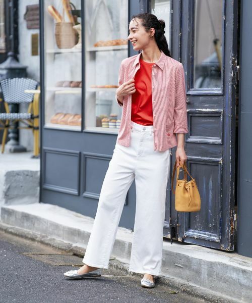 CARA O CRUZ / キャラ・オ・クルス シャツ・ブラウス | ナローストライプシャツ | 詳細12