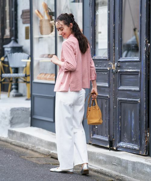 CARA O CRUZ / キャラ・オ・クルス シャツ・ブラウス | ナローストライプシャツ | 詳細17