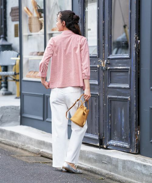 CARA O CRUZ / キャラ・オ・クルス シャツ・ブラウス | ナローストライプシャツ | 詳細18