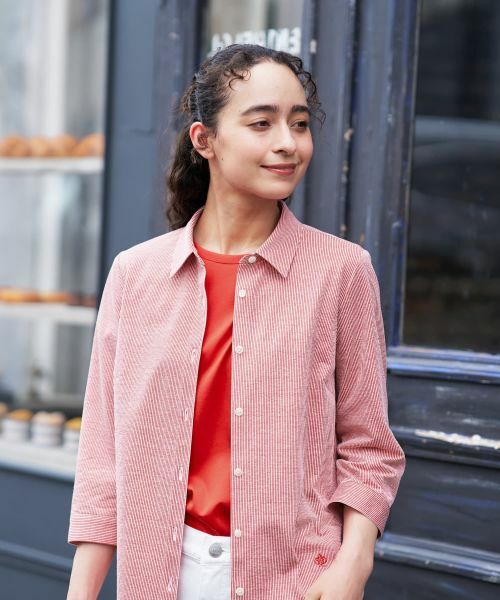 CARA O CRUZ / キャラ・オ・クルス シャツ・ブラウス | ナローストライプシャツ | 詳細2