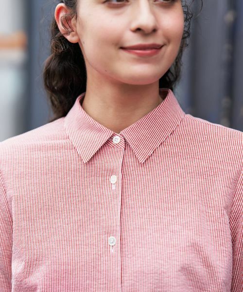 CARA O CRUZ / キャラ・オ・クルス シャツ・ブラウス | ナローストライプシャツ | 詳細23