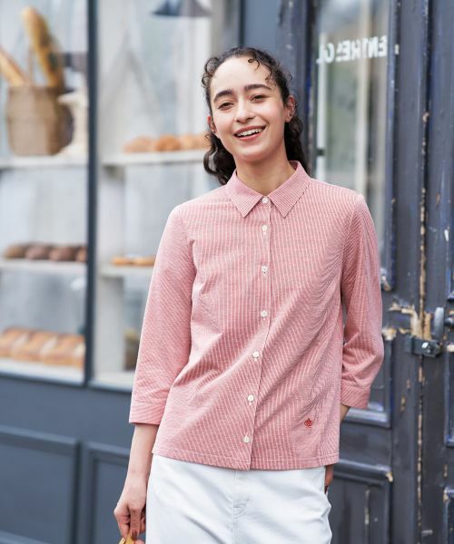 CARA O CRUZ / キャラ・オ・クルス シャツ・ブラウス | ナローストライプシャツ | 詳細3