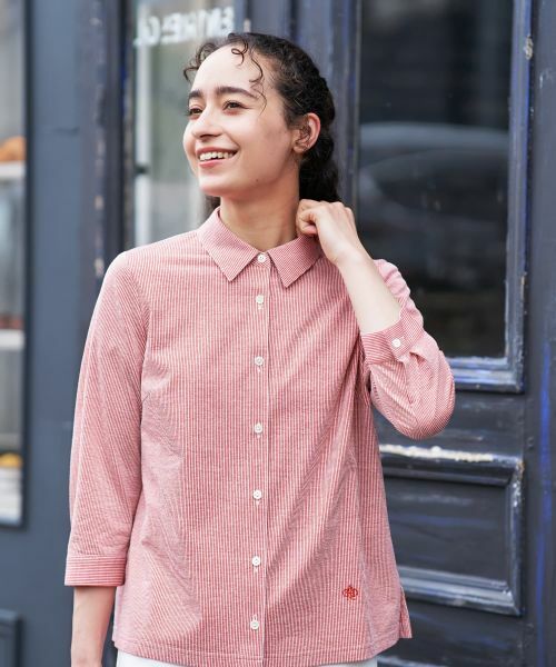 CARA O CRUZ / キャラ・オ・クルス シャツ・ブラウス | ナローストライプシャツ | 詳細4