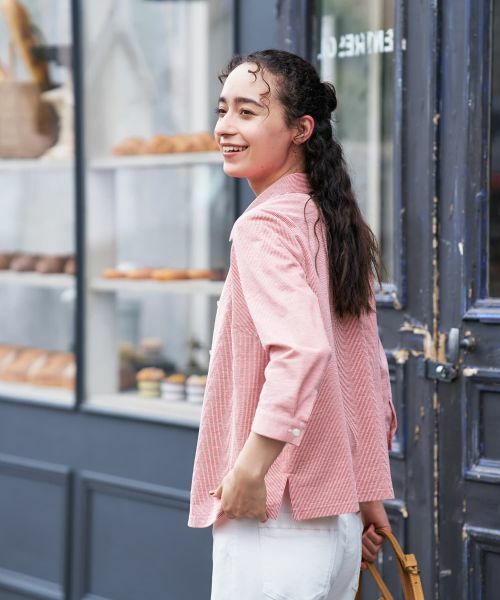 CARA O CRUZ / キャラ・オ・クルス シャツ・ブラウス | ナローストライプシャツ | 詳細6