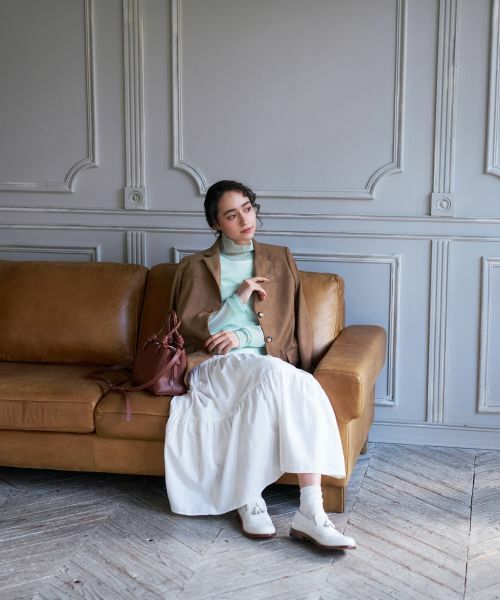 CARA O CRUZ / キャラ・オ・クルス ミニ・ひざ丈スカート | ロングティアードスカート | 詳細14