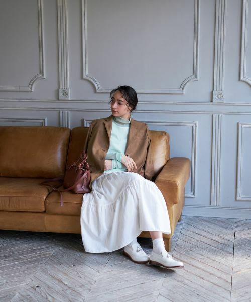 CARA O CRUZ / キャラ・オ・クルス ミニ・ひざ丈スカート | ロングティアードスカート | 詳細15