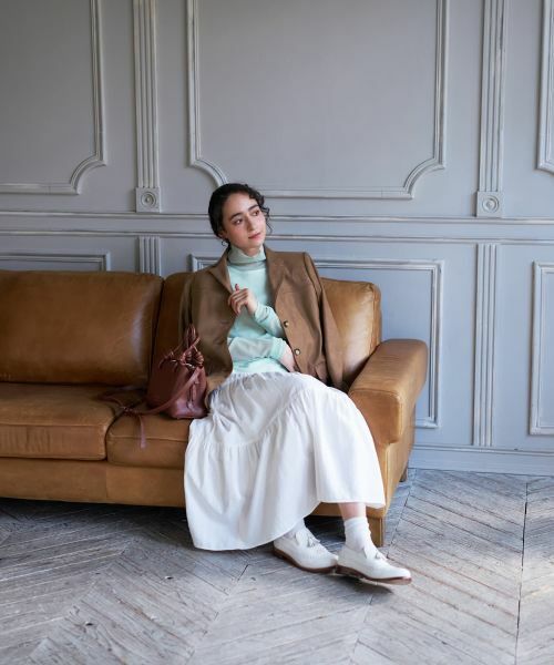 CARA O CRUZ / キャラ・オ・クルス ミニ・ひざ丈スカート | ロングティアードスカート | 詳細16