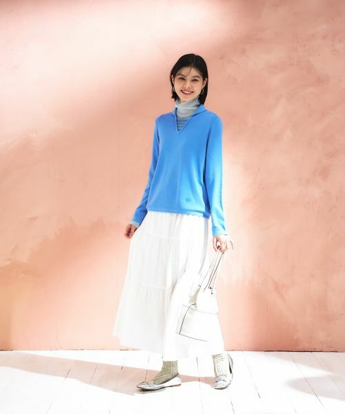 CARA O CRUZ / キャラ・オ・クルス ミニ・ひざ丈スカート | ロングティアードスカート | 詳細2