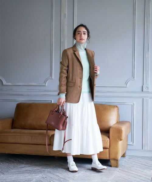 CARA O CRUZ / キャラ・オ・クルス ミニ・ひざ丈スカート | ロングティアードスカート | 詳細9