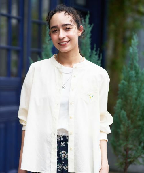 CARA O CRUZ / キャラ・オ・クルス シャツ・ブラウス | バンドカラーシャツ | 詳細10