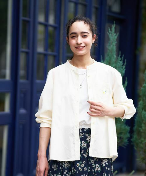 CARA O CRUZ / キャラ・オ・クルス シャツ・ブラウス | バンドカラーシャツ | 詳細11