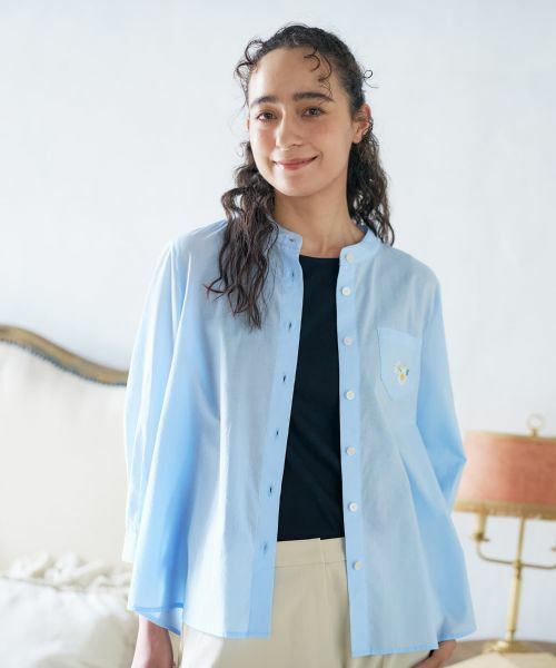 CARA O CRUZ / キャラ・オ・クルス シャツ・ブラウス | バンドカラーシャツ | 詳細2