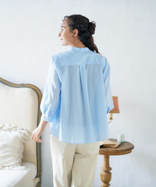 CARA O CRUZ / キャラ・オ・クルス シャツ・ブラウス | バンドカラーシャツ | 詳細7