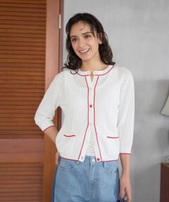 CARA O CRUZ / キャラ・オ・クルス カーディガン・ボレロ | クルーネックラインカーディガン