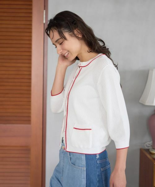 CARA O CRUZ / キャラ・オ・クルス カーディガン・ボレロ | クルーネックラインカーディガン | 詳細11