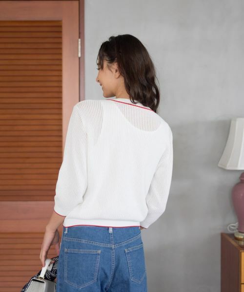 CARA O CRUZ / キャラ・オ・クルス カーディガン・ボレロ | クルーネックラインカーディガン | 詳細13