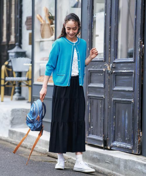 CARA O CRUZ / キャラ・オ・クルス カーディガン・ボレロ | クルーネックラインカーディガン | 詳細8