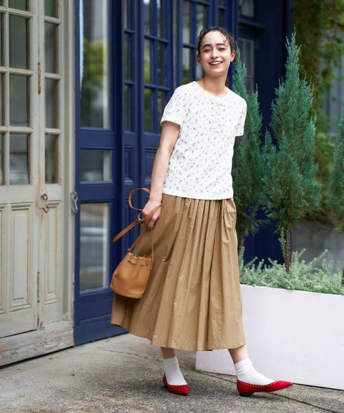 CARA O CRUZ / キャラ・オ・クルス カットソー | 小花柄フリルカットソー | 詳細15