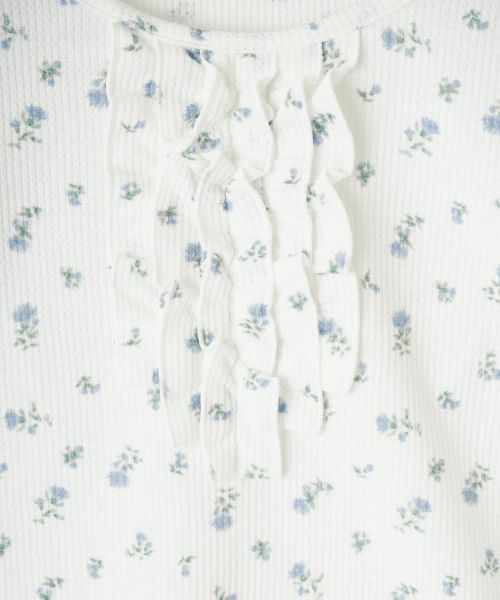 CARA O CRUZ / キャラ・オ・クルス カットソー | 小花柄フリルカットソー | 詳細25