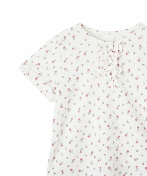 CARA O CRUZ / キャラ・オ・クルス カットソー | 小花柄フリルカットソー | 詳細27