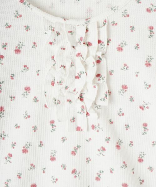 CARA O CRUZ / キャラ・オ・クルス カットソー | 小花柄フリルカットソー | 詳細28