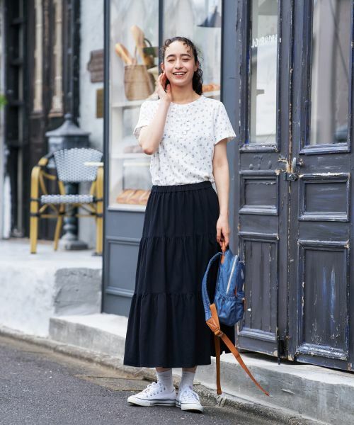 CARA O CRUZ / キャラ・オ・クルス カットソー | 小花柄フリルカットソー | 詳細8