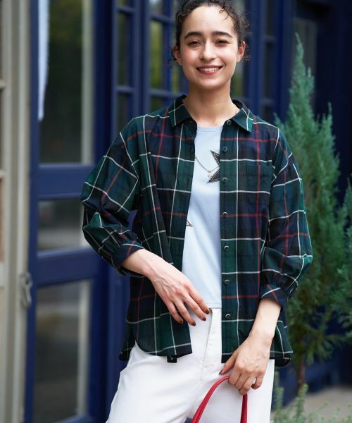 CARA O CRUZ / キャラ・オ・クルス シャツ・ブラウス | チェックシャツ | 詳細5