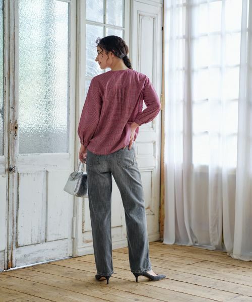 CARA O CRUZ / キャラ・オ・クルス シャツ・ブラウス | フリルチェックブラウス | 詳細17