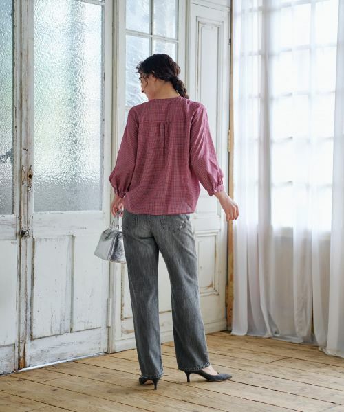 CARA O CRUZ / キャラ・オ・クルス シャツ・ブラウス | フリルチェックブラウス | 詳細18