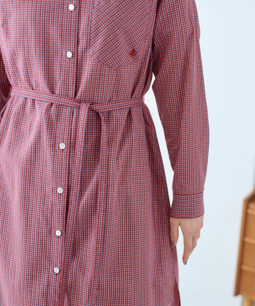 CARA O CRUZ / キャラ・オ・クルス シャツ・ブラウス | チェックロングブラウス | 詳細18