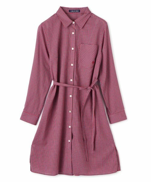 CARA O CRUZ / キャラ・オ・クルス シャツ・ブラウス | チェックロングブラウス | 詳細20