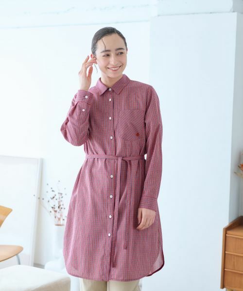 CARA O CRUZ / キャラ・オ・クルス シャツ・ブラウス | チェックロングブラウス | 詳細6