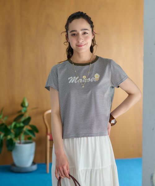 CARA O CRUZ / キャラ・オ・クルス Tシャツ | ボーダーショートTシャツ | 詳細17