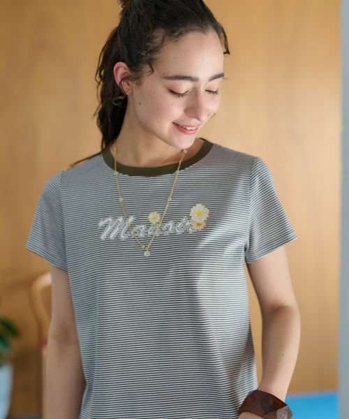 CARA O CRUZ / キャラ・オ・クルス Tシャツ | ボーダーショートTシャツ | 詳細18