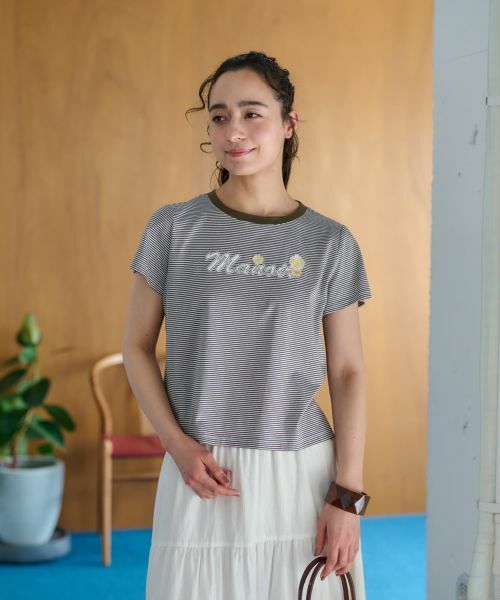 CARA O CRUZ / キャラ・オ・クルス Tシャツ | ボーダーショートTシャツ | 詳細19