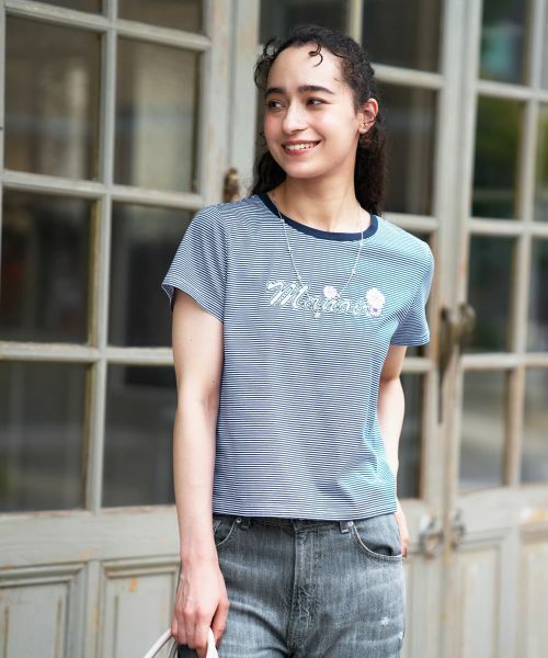 CARA O CRUZ / キャラ・オ・クルス Tシャツ | ボーダーショートTシャツ | 詳細2