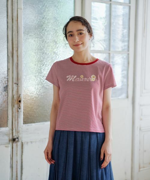 CARA O CRUZ / キャラ・オ・クルス Tシャツ | ボーダーショートTシャツ | 詳細5