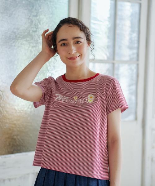 CARA O CRUZ / キャラ・オ・クルス Tシャツ | ボーダーショートTシャツ | 詳細7