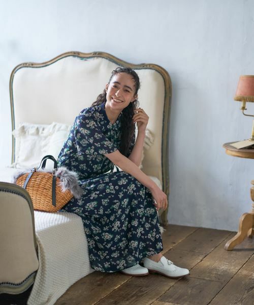 CARA O CRUZ / キャラ・オ・クルス シャツ・ブラウス | フラワー柄ボウタイブラウス【CoC by CARA O CRUZ】 | 詳細14