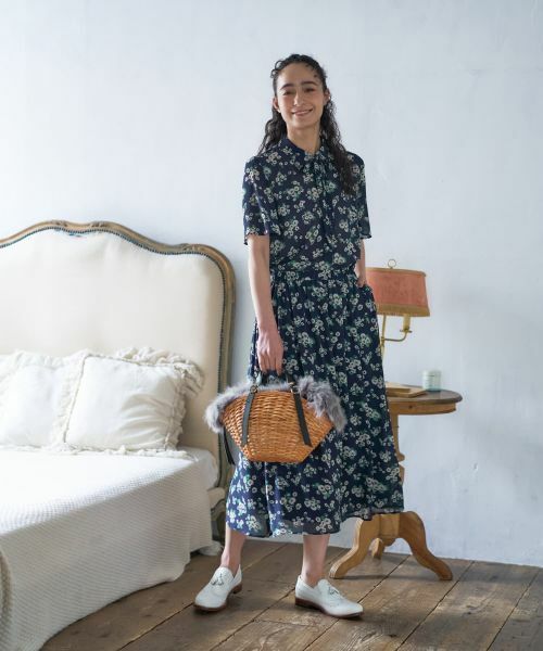 CARA O CRUZ / キャラ・オ・クルス シャツ・ブラウス | フラワー柄ボウタイブラウス【CoC by CARA O CRUZ】 | 詳細17