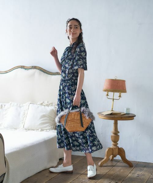 CARA O CRUZ / キャラ・オ・クルス シャツ・ブラウス | フラワー柄ボウタイブラウス【CoC by CARA O CRUZ】 | 詳細20