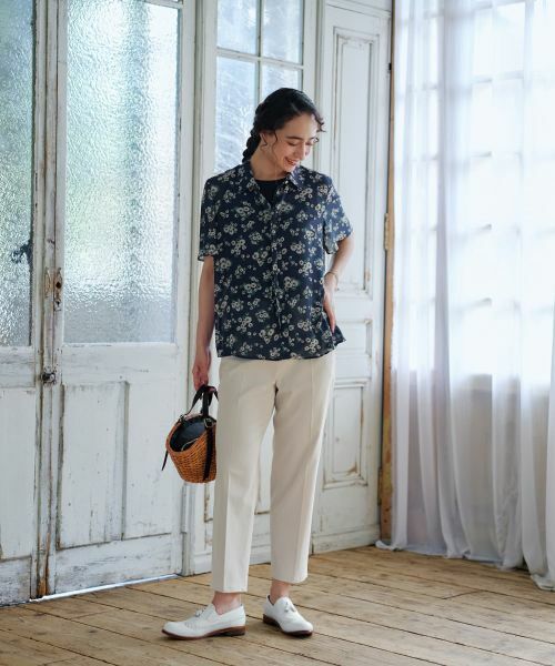 CARA O CRUZ / キャラ・オ・クルス シャツ・ブラウス | フラワー柄ボウタイブラウス【CoC by CARA O CRUZ】 | 詳細24