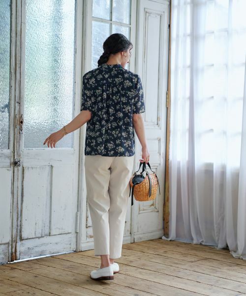 CARA O CRUZ / キャラ・オ・クルス シャツ・ブラウス | フラワー柄ボウタイブラウス【CoC by CARA O CRUZ】 | 詳細26