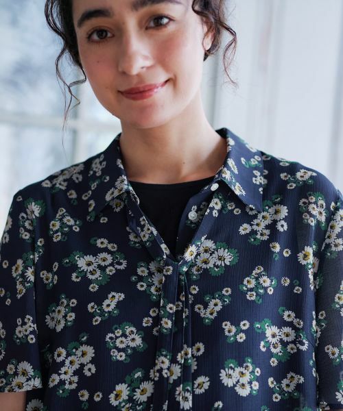 CARA O CRUZ / キャラ・オ・クルス シャツ・ブラウス | フラワー柄ボウタイブラウス【CoC by CARA O CRUZ】 | 詳細27