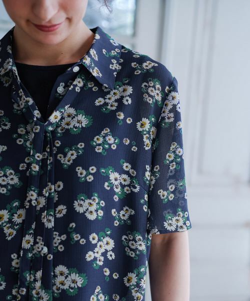 CARA O CRUZ / キャラ・オ・クルス シャツ・ブラウス | フラワー柄ボウタイブラウス【CoC by CARA O CRUZ】 | 詳細28
