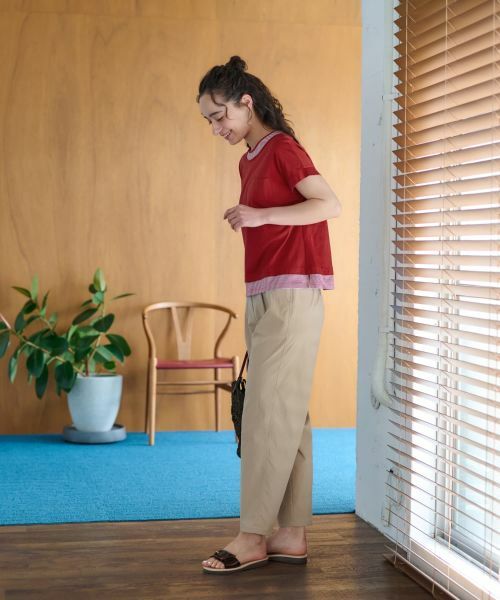 CARA O CRUZ / キャラ・オ・クルス カットソー | ボーダー切替カットソー【CoC by CARA O CRUZ】 | 詳細20