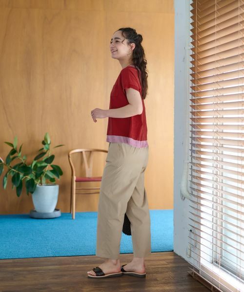 CARA O CRUZ / キャラ・オ・クルス カットソー | ボーダー切替カットソー【CoC by CARA O CRUZ】 | 詳細21