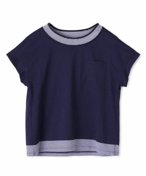 CARA O CRUZ / キャラ・オ・クルス カットソー | ボーダー切替カットソー【CoC by CARA O CRUZ】 | 詳細27